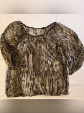 Lucky Brand Sheer Blouse